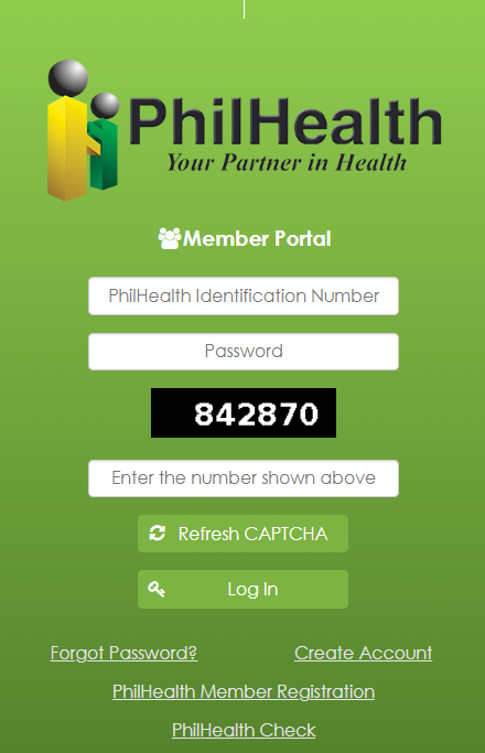 how to login philhealth portal